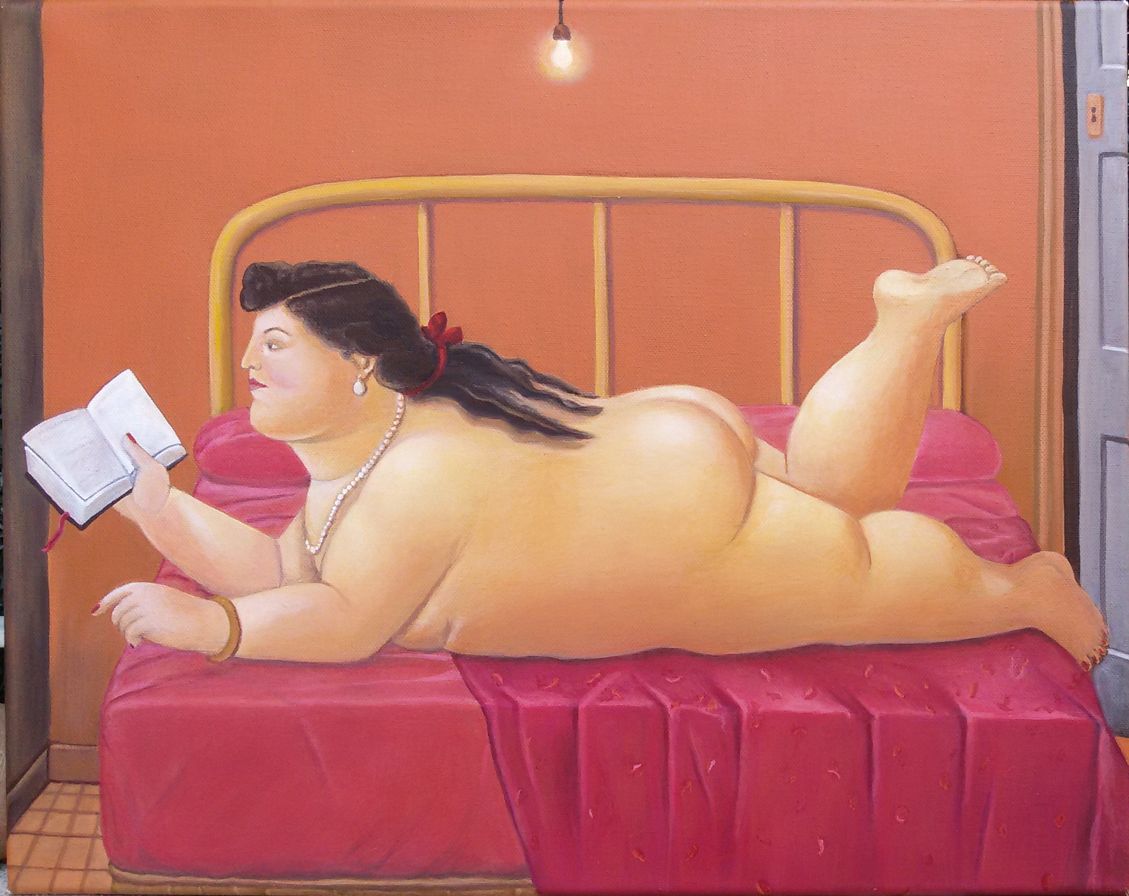 Copia del famoso dipinto di Fernando Botero