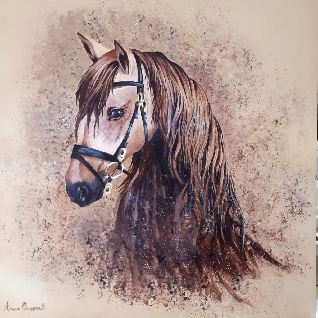 Cavallo - Acrilico 40x40 (dicembre 2019)